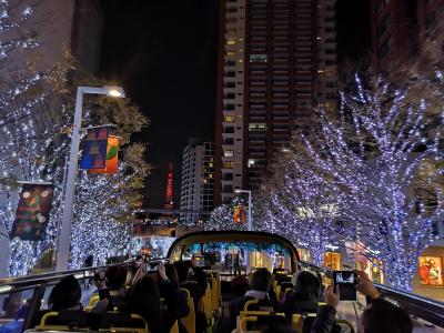 仕事帰りにさくっと♪二階建てバスで東京イルミネーション満喫ツアー