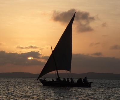 風に吹かれて　スワヒリ・コースト　ダウ船の旅　①出発編　ケニア・ラム島への途