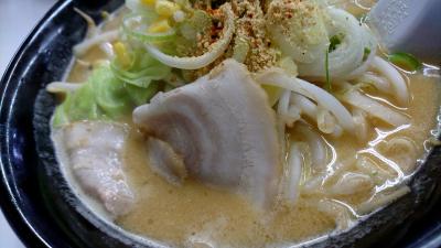 駒ヶ根で昼食！　ラーメン道黒こく屋さん