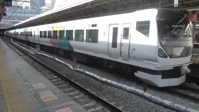 ダイヤ改正2019直前中央線から撤退するE257系あずさ乗車と原作連載2019年で25周年！名探偵コナンスタンプラリー2019やってきた