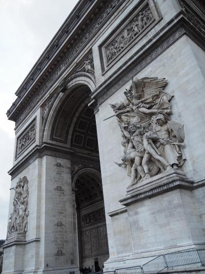 パリ散策　凱旋門～オペラ座（フランスツアー5日目後半-2）