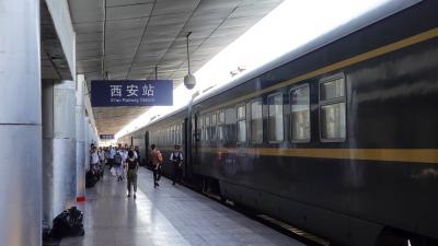 シルクロード列車の旅（第3日）Z40/41列車：洛陽～西安～蘭州