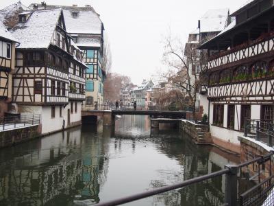 イル川の中州に出来た街、ストラスブール