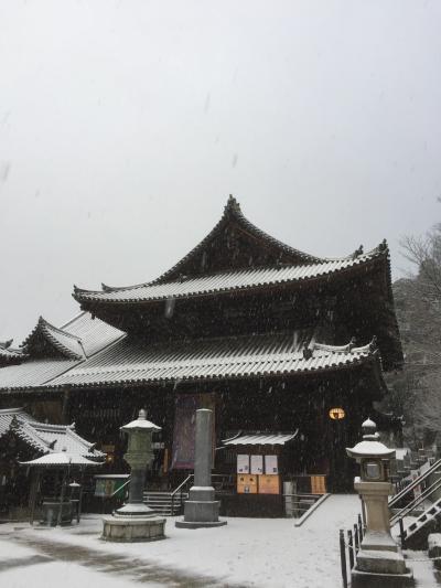 雪の長谷寺！