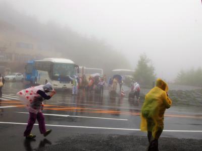 富士山　五合目　台風接近中！！⑩