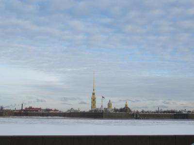 雪残るサンクトペテルブルク3泊5日(3)4日目最終日朝散歩と、乗り継ぎヘルシンキ編