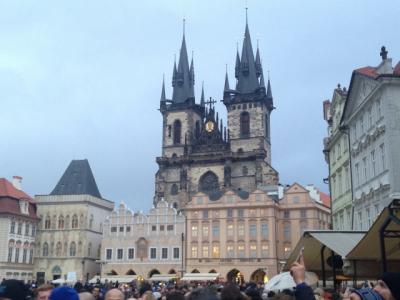 プラハ(Praha)　1日目(旧市庁舎、旧市街広場、カレル橋)