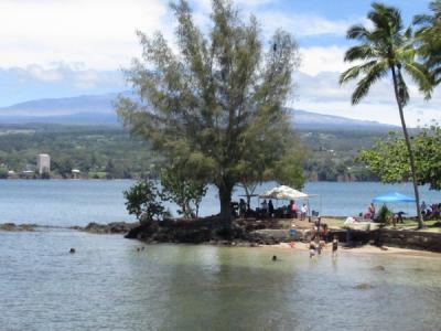 ハワイ３島巡り（１０）ハワイ島ヒロのパワースポット。癒しの島：ココナツアイランド（モクオラ）