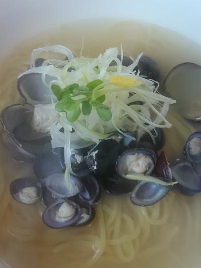 鉾田市にしじみラーメンを食べに。