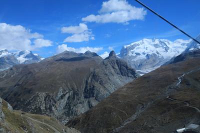 スイス4日目⑤わずか40分でクラインマッターホルン山頂3883mに立つ