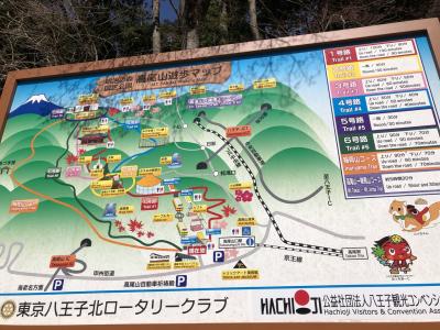 息子と2人で高尾山