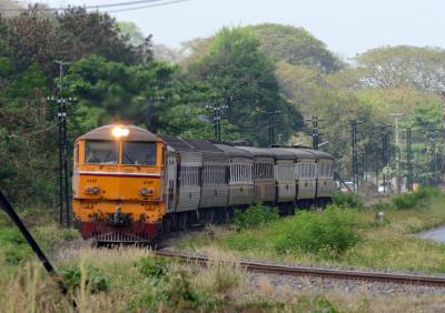 チェンマイ周辺鉄道風景