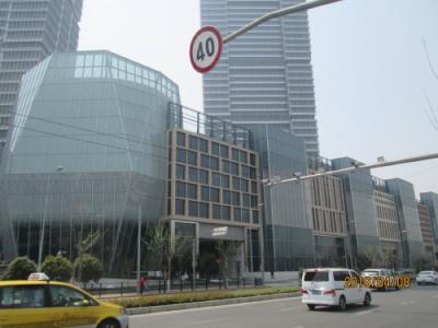 上海の東大名路・星港国際中心１期２期・巨大モール・複合ビル・工事中