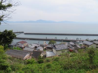 湯島!!!島の最高地点　峯公園から港へ降りる 熊本・天草 島巡り 2019年4月 3泊4日1人旅(個人旅行)３７