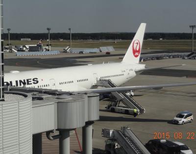 2015夏(^o^)特典航空券で行く☆東京⇒ストラスブール☆JL407便...フランクフルト経由ドイツ鉄道乗り継いで到着です