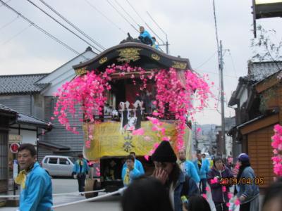 能登の春（１３）輪島住吉社の曳山。