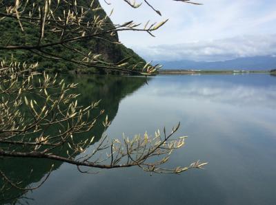 風邪でフラフラのまま亀山島に行く