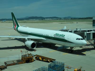 アリタリア航空　ビジネスクラス搭乗記　Alitalia Business Class AZ（2018/7　インチョン・ミコノス・ナポリ②）