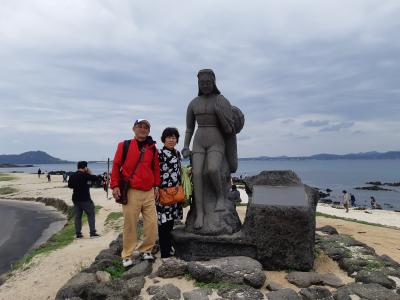 大自然の済州島とコバルトブルーの海・牛島（ウド）