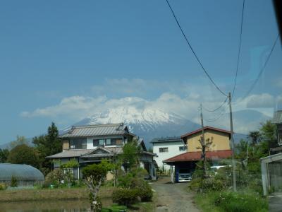 富士山、河口湖駅、下吉田駅