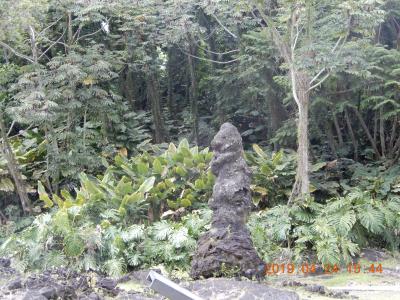 陰陽道　ハワイ島　20　溶岩樹ラバ ツリー州立公園　Lava Tree State Monument