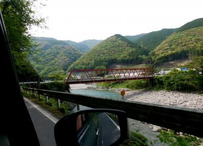 2019.5徳島高知ドライブ旅行10－国道493号線北川村二タ又で挫折！リゾートホテル海辺の果樹園に宿泊