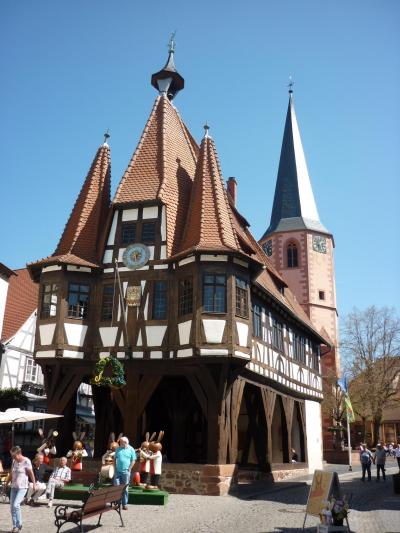 ドイツ木組みの家を訪ねて 町から町へ エアバッハ、ミッヒェルシュタット