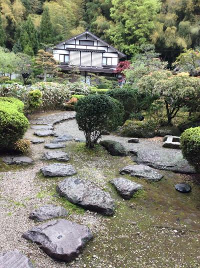 三朝温泉斎木別館で温泉三昧。