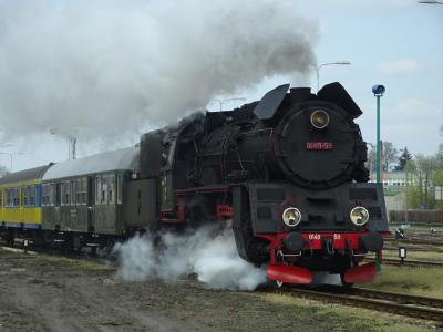 東欧鉄道の旅　その10（ポーランド、蒸気機関車に乗ってのんびり旅）
