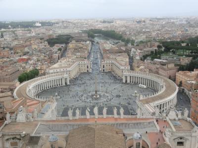 2019GW イタリア04：世界遺産バチカン サンピエトロ大聖堂とサンピエトロ広場