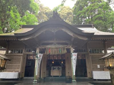 雨の阿蘇から神話の町 高千穂へ  1日目