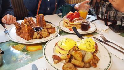 サンフランシスコで人気のブランチ専門店でブランチ体験