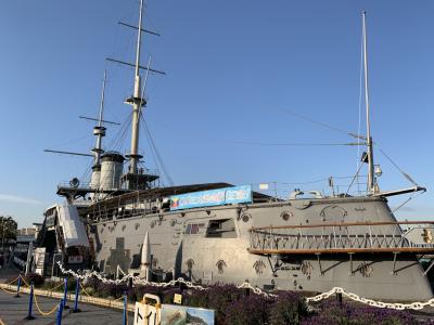 戦艦三笠と横須賀海軍カレー