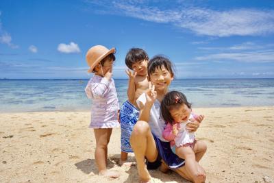 家族旅行♪初めての石垣島♪弟家族と行く0歳2歳4歳9歳連れて3泊4日8人旅！peachに乗って行ってみた！