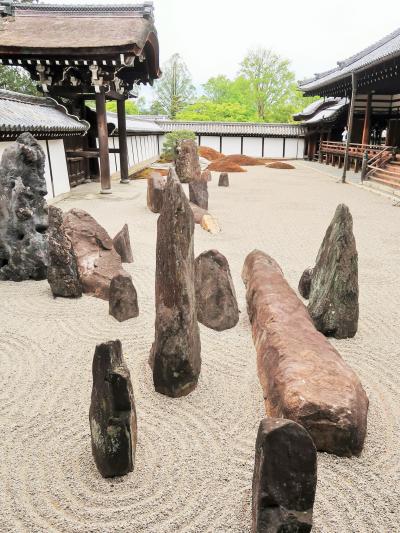 京都平成10　東福寺ｃ　本坊庭園　方丈「八相の庭」　☆近代禅宗庭園の白眉として紹介