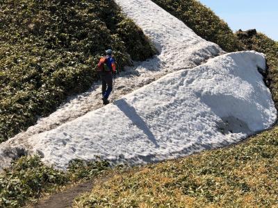 2019.4 今シーズン初の雪まだ残る伊達紋別岳登山