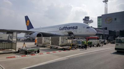 LHでドイツ・ミュンヘン空港からフランクフルト空港へ