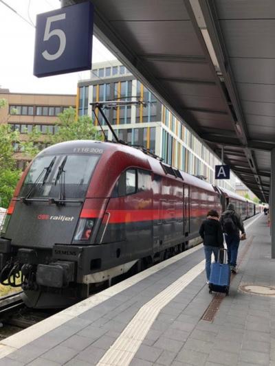 2019年4月ヨーロッパ&香港トランジット14日間 -ミュンヘンからウィーンへRailjet乗車編