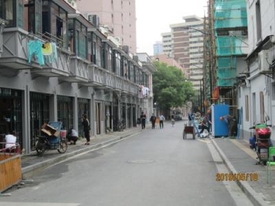 上海の江陰路・街並み改良