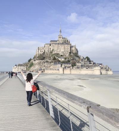 2019冬のフランス旅行　モン・サン・ミシェル編