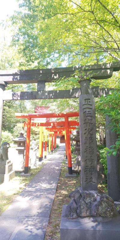 秋田駅近、久保田城