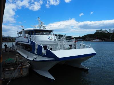 2019.06 鳥羽離島ー神島・菅島紀行（２）鳥羽市営定期船「きらめき」で、神島へ１時間の船旅へ