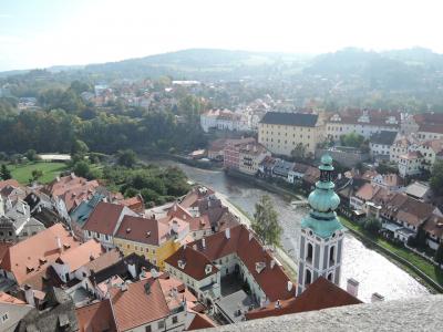 2017年９月スロバキア・チェコ観光３　プラハの宿とチェスキークルムロフ（チェコ）観光1