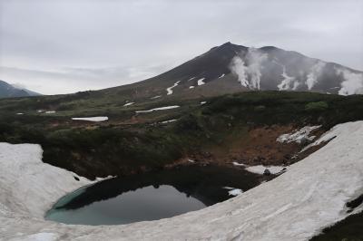 大雪山とラベンダー（１）　旭岳トレッキング