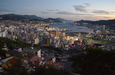 長崎、夜景が印象的です