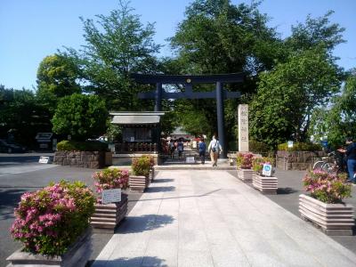 松陰神社訪問とフレンチ