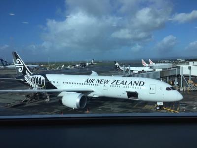ニュージーランド航空 B787-9 プレミアムエコノミー　 2019 7月オークランドー成田搭乗記
