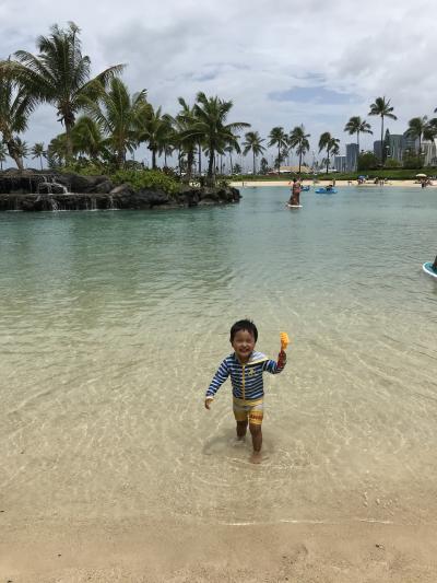 LCCエアアジアで行くhawaii  2018.7月 ⑤ ラグーンで遊んだあとのカレーは最高