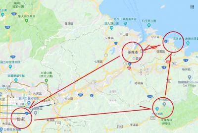 サラッと十分、八斗子へ!!ナンにもしないで歩くだけ・・。もしかしたら最後の台湾ビールが目的か!?