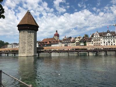 スイスの古都　水の街　ルツェルン